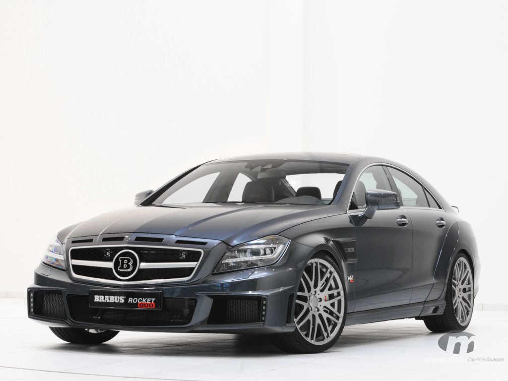 Mercedes-Benz CLS Rocket 800 Brabus black color outer view and top speed